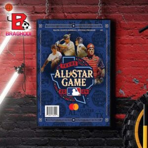 2024 MLB All-Star Game Game Day Program Merchandise Limited Home Decor Poster Canvas