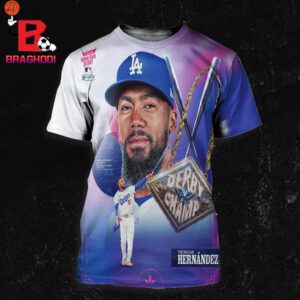 Congrats To Teoscar Hernández From Los Angeles Dodger With 2024 Home Run Derby Champion All Over Print Shirt