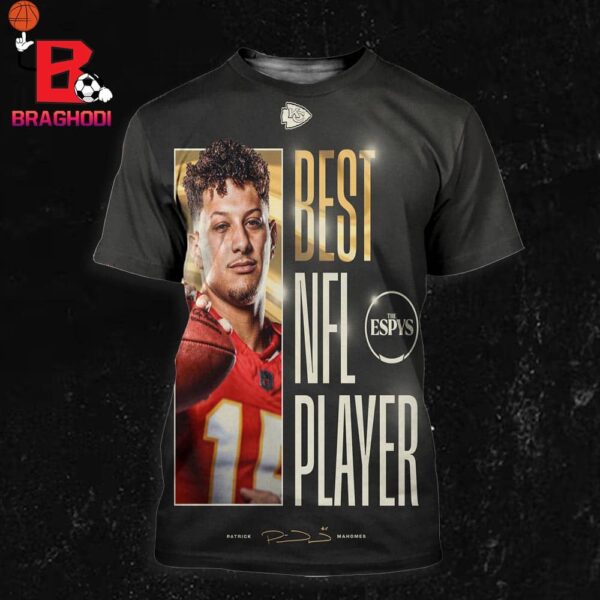 Congratulations To Kansas City Chiefs Patrick Mahomes For Winning The ESPY For Best NFL Player Of The Year All Over Print Shirt