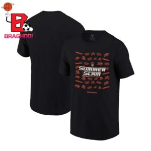 Contenders Clothing Black WWE Summer Slam 2024 At Cleveland On August 3rd Merchandise Limited Classic T-Shirt