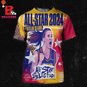 First Time All-Star Selection Of Caitlin Clark  2024 WNBA All Star In Her Rookie WNBA Season All Over Print Shirt