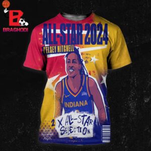 Indiana Fever Kelsey Mitchell The Kid From Cincinnati Is Heading To Phoenix Is WNBA All-Star 2024 All Over Print Shirt