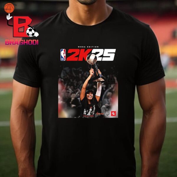 Las Vegas Aces A’ja Wilson Is Officially WNBA Edition Cover NBA 2K25 Classic T-Shirt