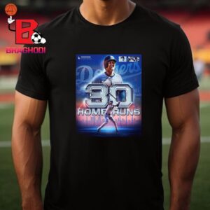 Los Angeles Dodger Shohei Ohtani Reaches The 30 Homerun Mark For The 4th Straight MLB Season Unisex T-Shirt