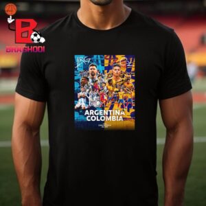 Match Argentina Versus Colombia Is The Grand Final Of The Conmebol Copa America USA 2024 Unisex T-Shirt