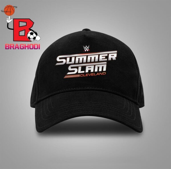 Official Logo Of WWE Summer Slam 2024 At Cleveland On Aug 3rd Snapback Classic Hat Cap