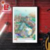 Paris 2024 Olympic Games The Official Poster Designed By Artist Ugo Gattoni Merchandise Limted Home Decor Poster Canvas