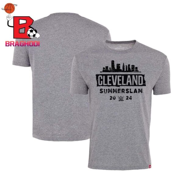 Skyline WWE Summer Slam 2024 At Cleveland On August 3rd Merchandise Limited Unisex T-Shirt