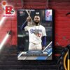 Jorge Soler San Francisco Giants 2024 MLB Topps Now Smashes Longest Homer Of The 2024 MLB Season Home Decor Poster Canvas