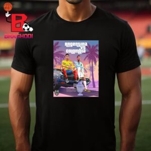 The 2024 Copa America Final Is Set GTA Style Aregentina Versus Colombia Unisex T-Shirt