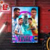 Match Argentina Versus Colombia Is The Grand Final Of The Conmebol Copa America USA 2024 Home Decor Poster Canvas