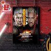 Art Photograph WWE 2024 Summer Slam Event Poster At Cleveland On August 3rd Home Decor Poster Canvas