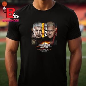 WWE Summer Slam 2024 Cody Rhodes Solo Sikoa Undisputed WWE Championship At At Cleveland On Aug 3rd Unisex T-Shirt