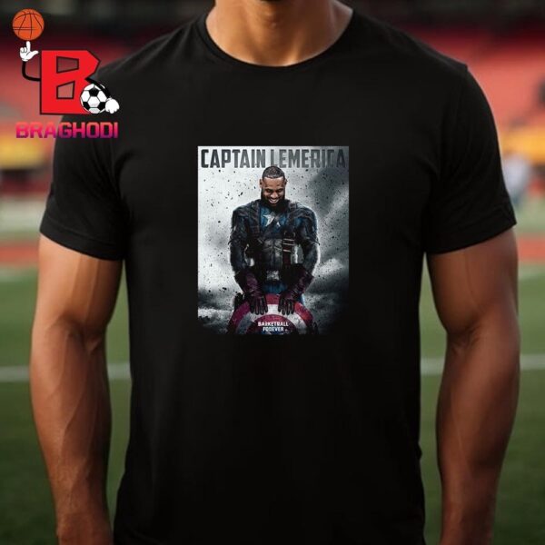 A New Nickname For LeBron James Is Starting To Take Off Captain LeMerica Olympic Paris 2024 Unisex T-Shirt