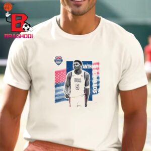 Anthony Edwards USA Basketball 2024 Summer Olympics Player Cutout Unisex T-Shirt