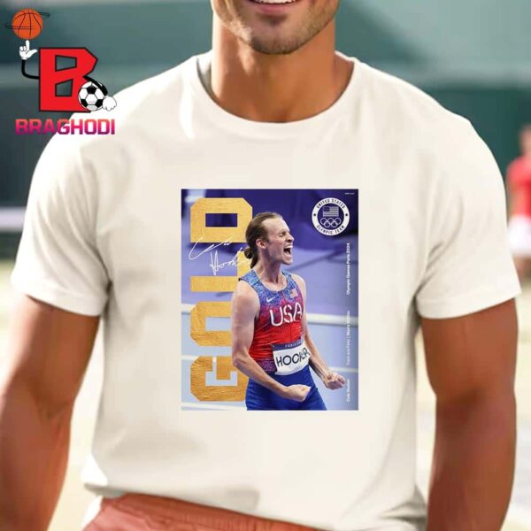 Cole Hocker Win Gold Medal Track And Field Men 1500m Olympic Paris 2024 Unisex T-Shirt