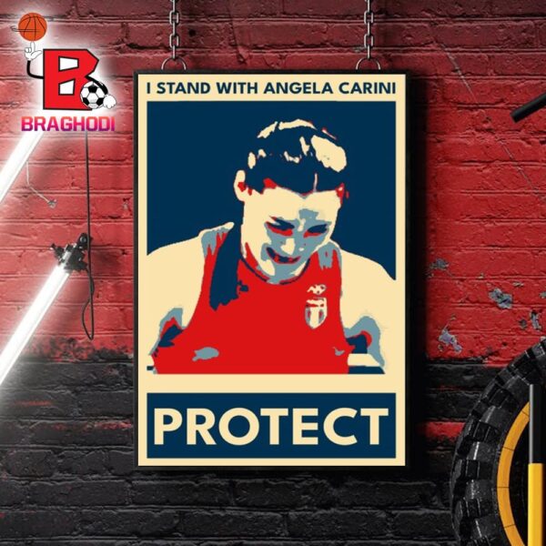 I Stand With Angela Aarini Protect Women Sport It’s Not For Men Home Decor Poster Canvas