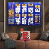 Charlotte Hornets Releases Official 2024-2025 NBA Regular Season Schedule Wall Decor Poster Canvas