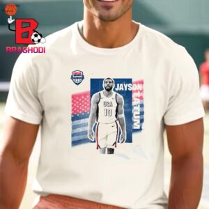 Jayson Tatum USA Basketball 2024 Summer Olympics Player Cutout Unisex T-Shirt